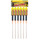 Kestrel Rocket Pack of 6 by Black Cat Fireworks